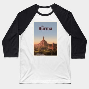 Visit Burma Baseball T-Shirt